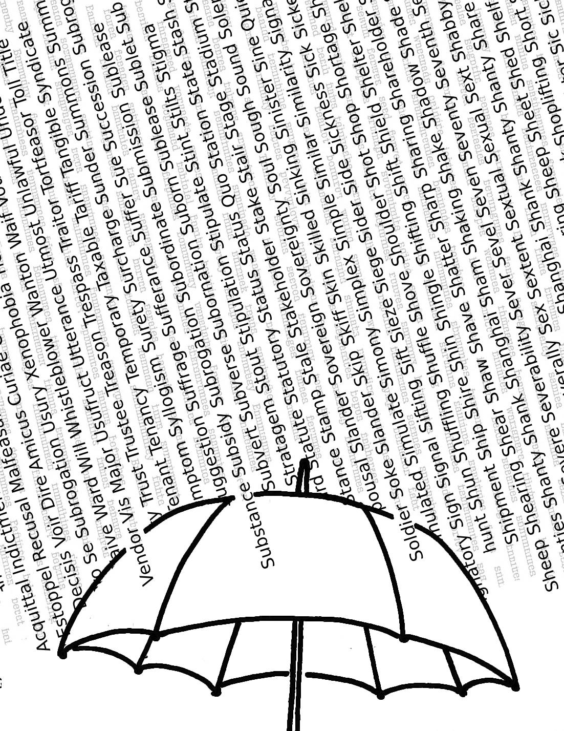 Legal jargon raining down — Small Print Legal has you covered
